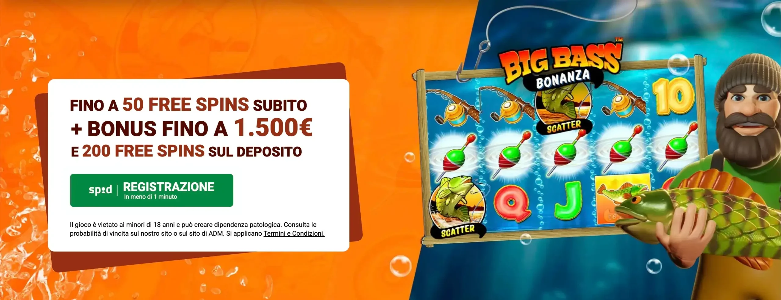 Pubblicità del bonus di benvenuto di LeoVegas casinò
