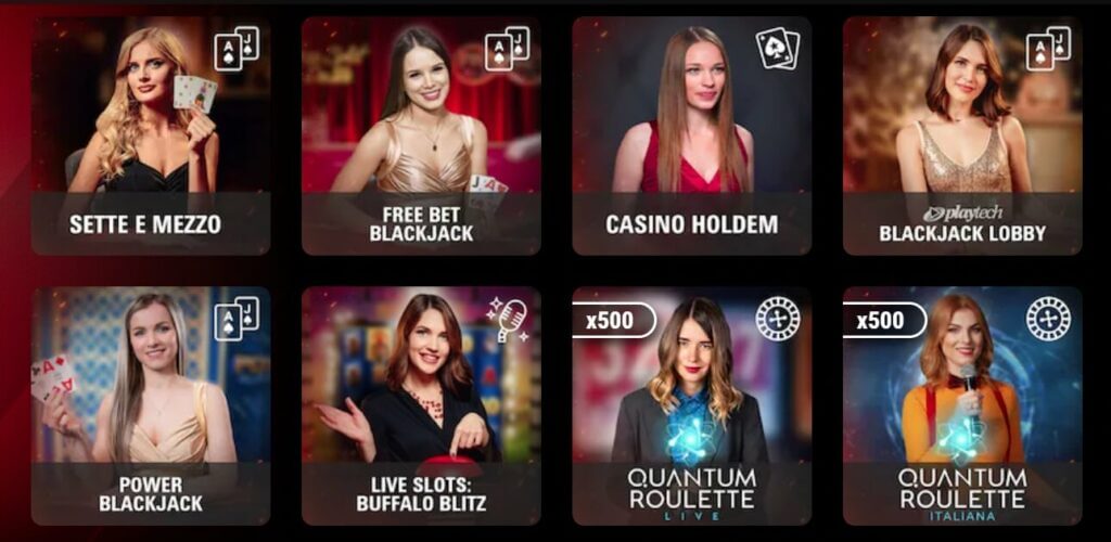 PokerStars Casino - Giochi Live