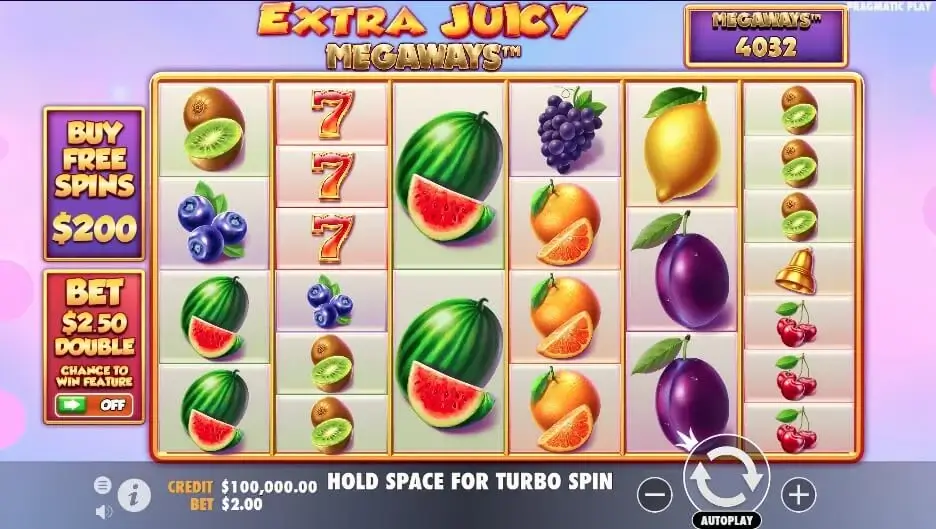 #1 Extra Juicy Megaways - Top 10 Bonus Buy Slots