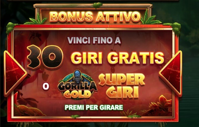 Gorilla Gold Bonus