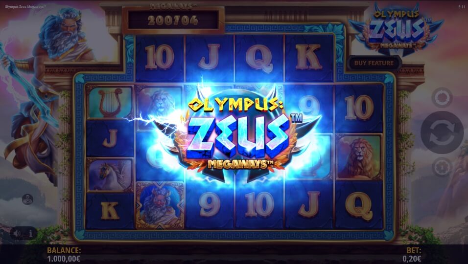 La slot Olympus Zeus Megaways