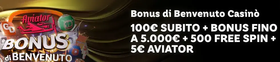 Welcome bonus online di Gioco Digitale