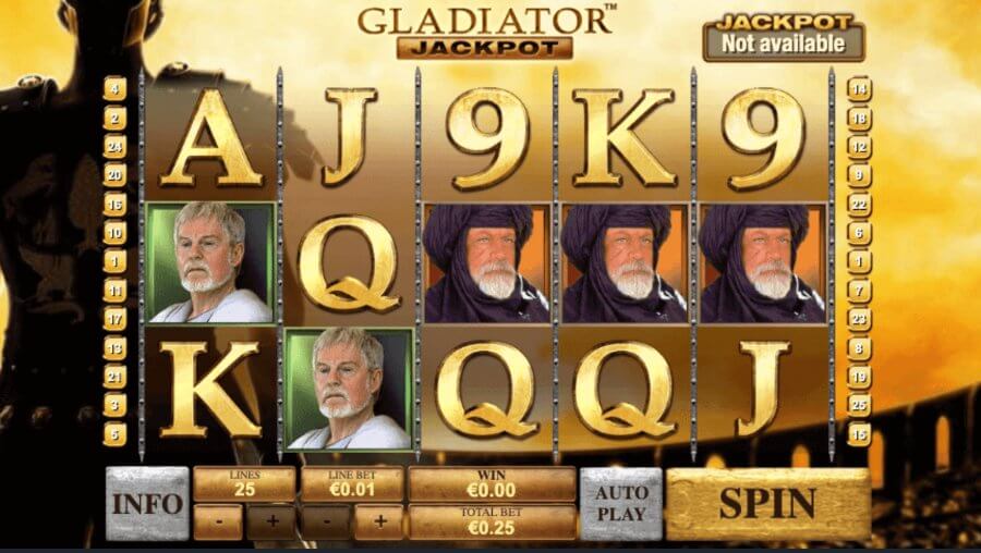 slot machine con jackpot Gladiator